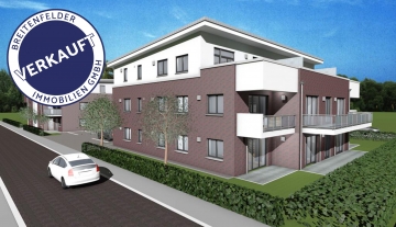 Moderne Neubau-Wohnung mit 3 Zimmern in Feldrandlage im Dachgeschoss mit Fahrstuhl